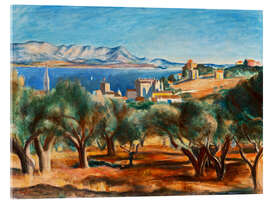 Quadro em acrílico Paisagem de Sanary