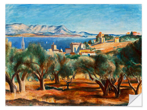 Adesivo murale Paesaggio di Sanary