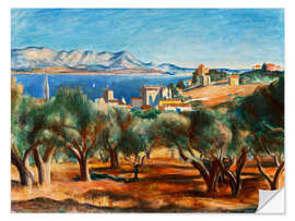 Adesivo murale Paesaggio di Sanary