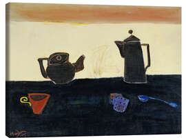 Canvastavla Still life with a teapot and a coffee maker