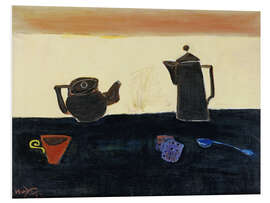 Bilde på skumplate Still life with a teapot and a coffee maker