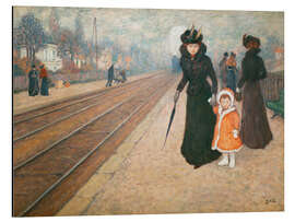 Magnettafel Vorortbahnhof