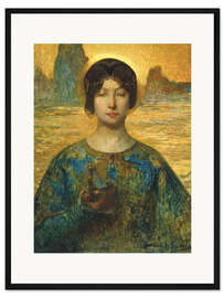 Gerahmter Kunstdruck Die Öllampe