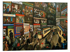 Magnettafel Berliner Straßenszene