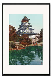 Gerahmter Kunstdruck Das Schloss von Ôsaka