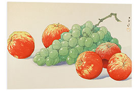 Foam board print Grapes and apples