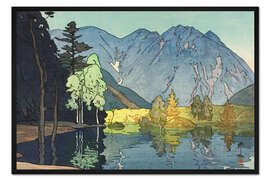 Gerahmter Kunstdruck Berg Hodaka