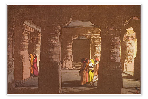 Póster Templo cueva n. ° 3