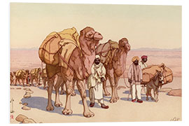 Foam board print Caravan from Afghanistan