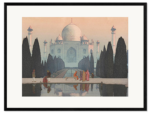 Kehystetty taidepainatus Morning mist in the Taj Mahal