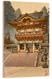 Wood print Yomei Gate