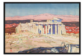 Gerahmter Kunstdruck Die Reste von Athen