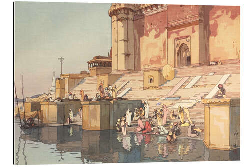 Gallery print Ghat in Benares