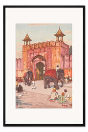 Gerahmter Kunstdruck Ajimer Gate, Jaipur