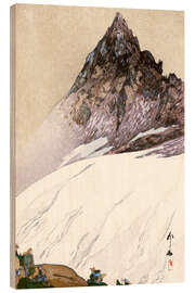 Quadro de madeira Yarigadake - Yoshida Hiroshi