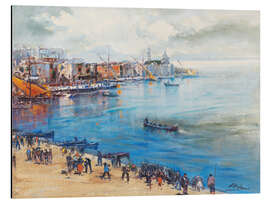 Magnettafel Neapel, Hafen von Pozzuoli