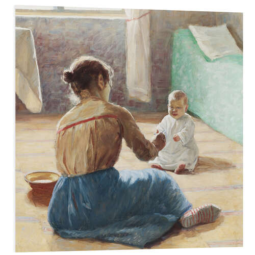 Foam board print Mother and child