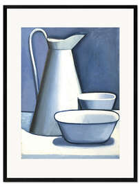 Innrammet kunsttrykk Setting up with a pitcher