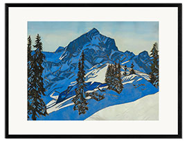 Ingelijste kunstdruk Alpspitze