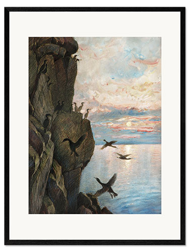 Framed art print Vogelsberg, Røst