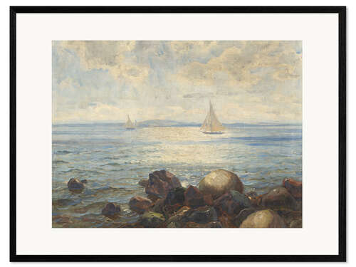 Framed art print Sailing trip