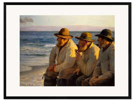 Framed art print Looking out to the sea