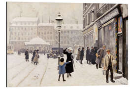 Magnettafel Die Österbrogade im Winter