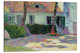 Magnettafel Das Gutshaus von Wulkow im Sommer