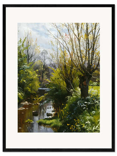 Framed art print Forest Stream
