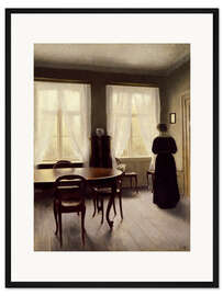 Gerahmter Kunstdruck Regnerischer Tag