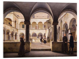 Acrylic print The great cloister of Santa Maria in Aracoeli