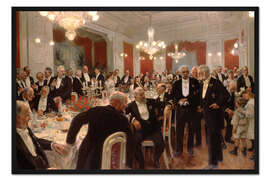 Gerahmter Kunstdruck Das Jubiläumsdinner im Adelaide