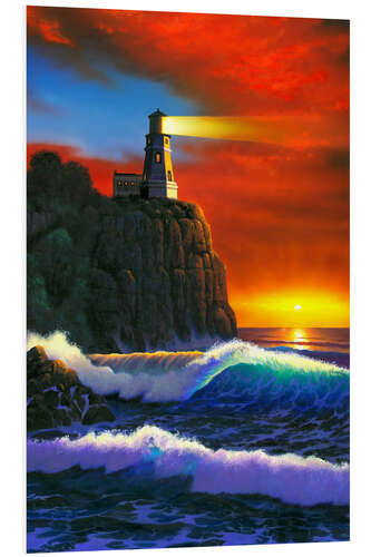 Foam board print Split Rock Lighthouse