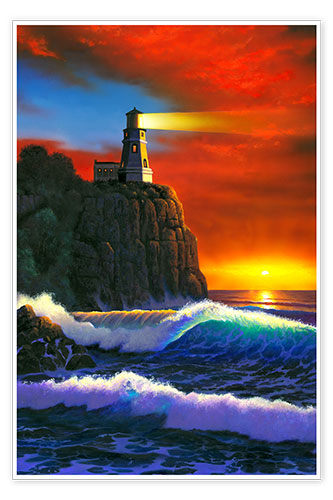 Plakat Split Rock Lighthouse