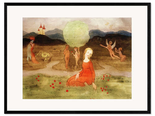 Ingelijste kunstdruk Love dreams