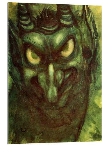 Gallery print Grinning devil head