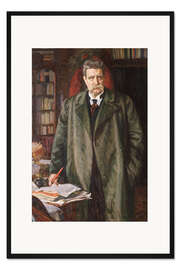 Gerahmter Kunstdruck Hjalmar Branting