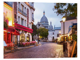 Foam board print Montmartre in the morning, France