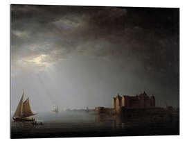 Gallery print Kalmar Castle in the moonlight