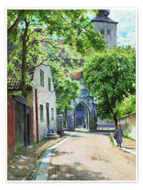 Poster Sunny place in Visby - Johan Ericson