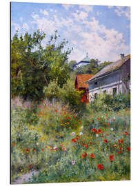 Magnettafel Mohnblumenwiese