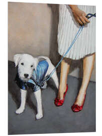 PVC-taulu Dog with Lady