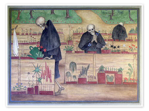 Poster De tuin van de dood, 1906