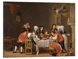 Magnettafel Gesellige Szene in einem Bauernhaus