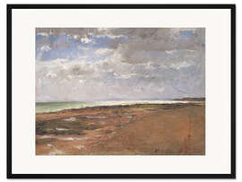 Gerahmter Kunstdruck Der Strand bei Luc