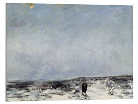 Magnettafel Moorlandschaft mit Kutsche