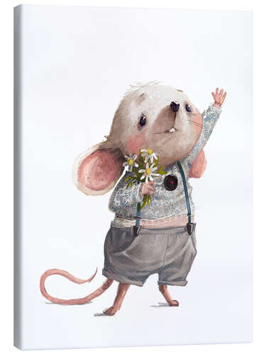 Canvas-taulu Greetings from the mouse