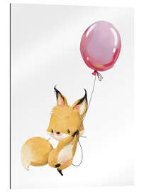 Gallery print Fox with a balloon