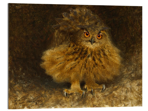 Gallery print An eagle owl