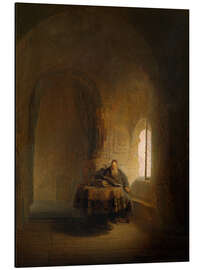 Magnettafel Lesender Philosoph